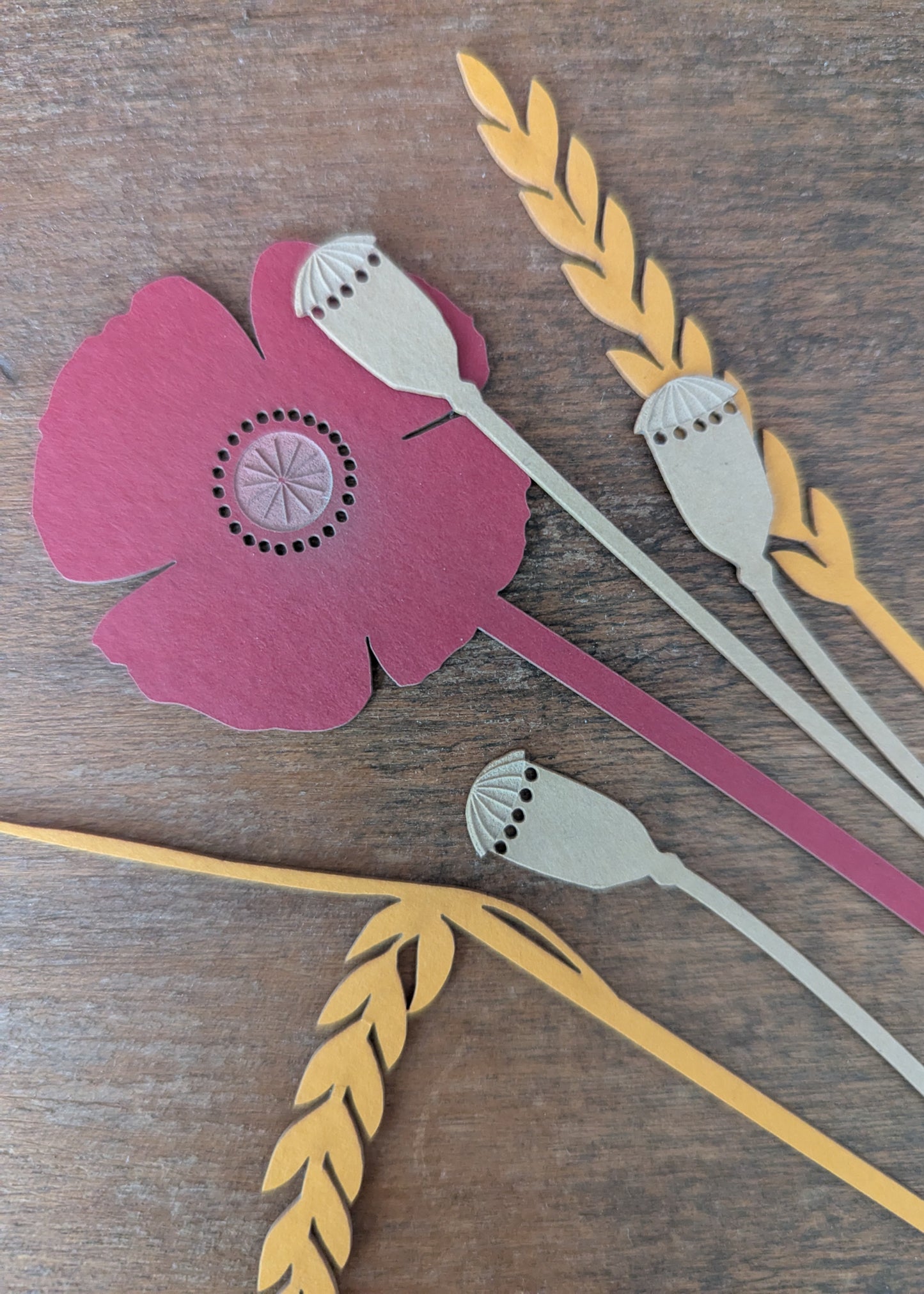 Field poppy posy