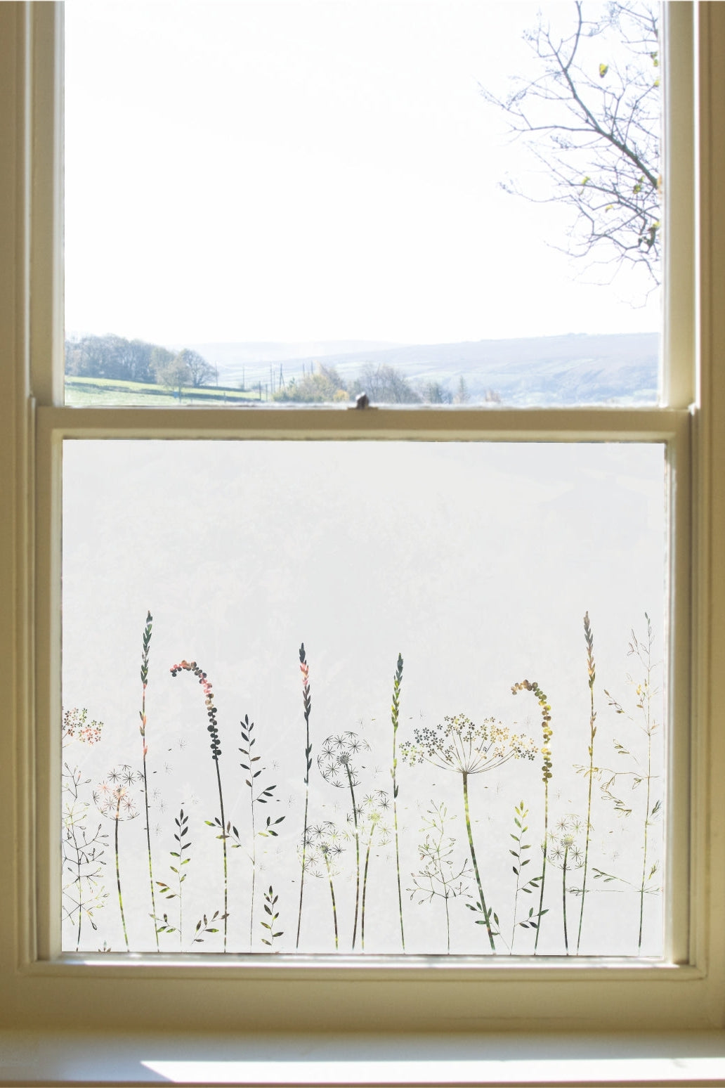 Paper Meadow's Edge Window Film