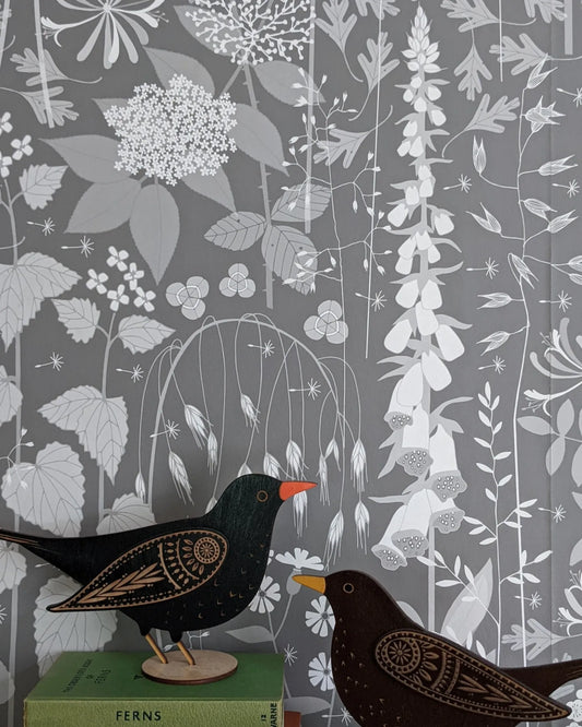 Hedgerow wallpaper in Pipit