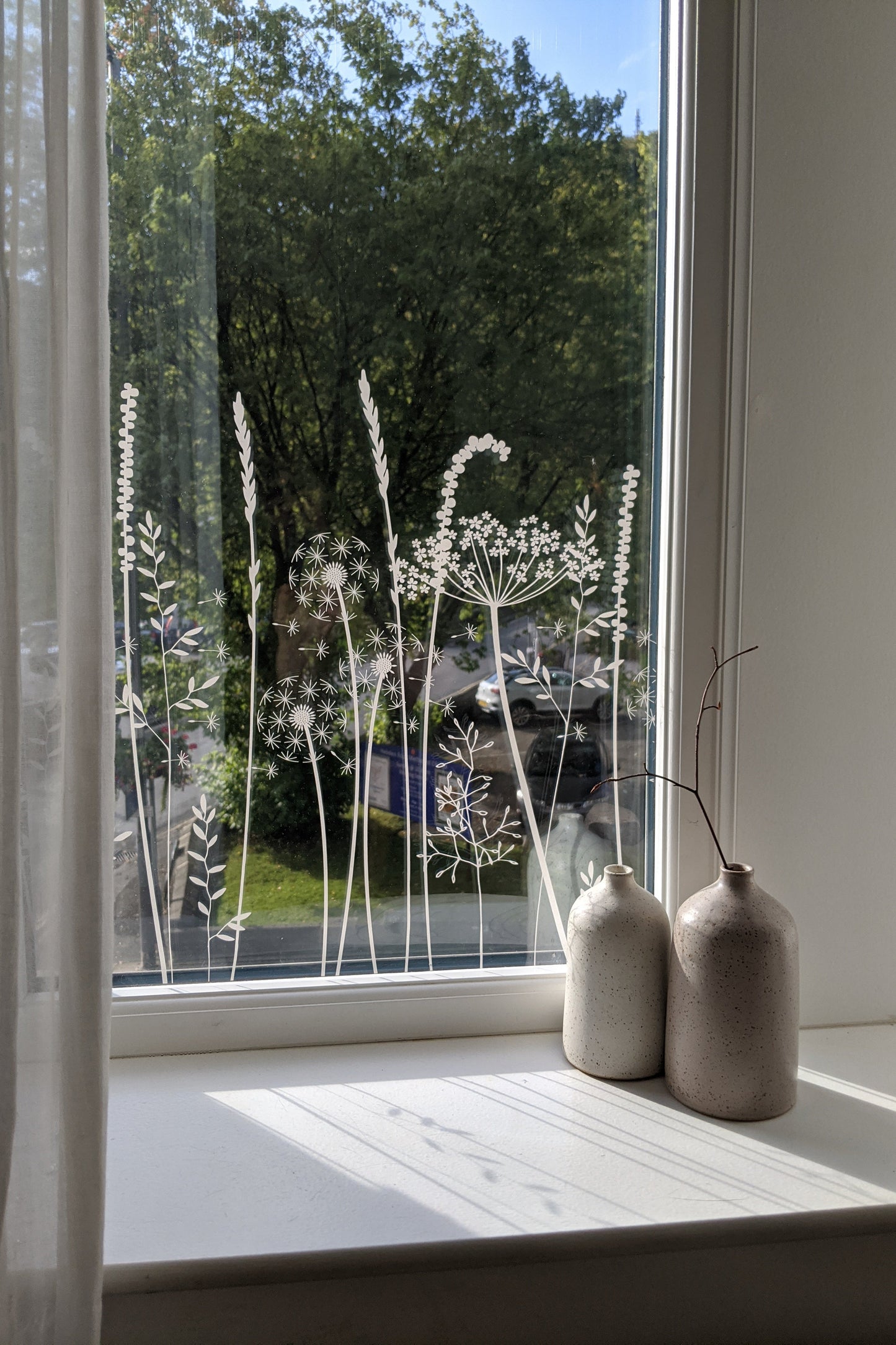 Paper Meadow's Edge Window Film