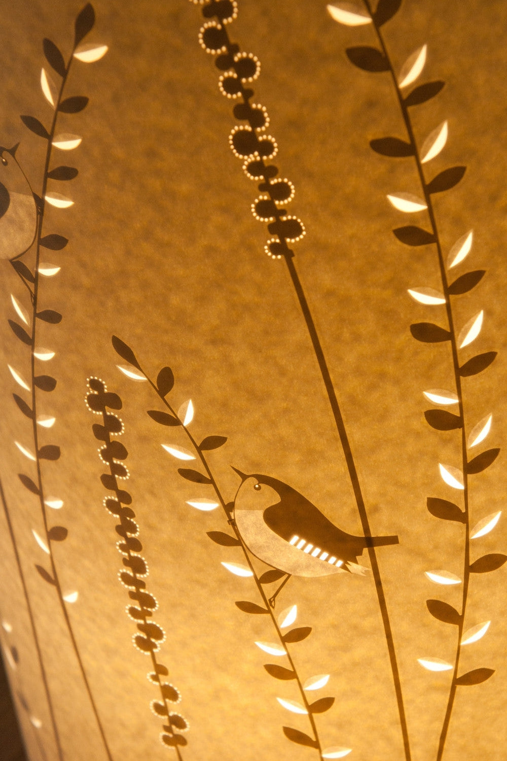 Wrens in the Grass Floor Lamp