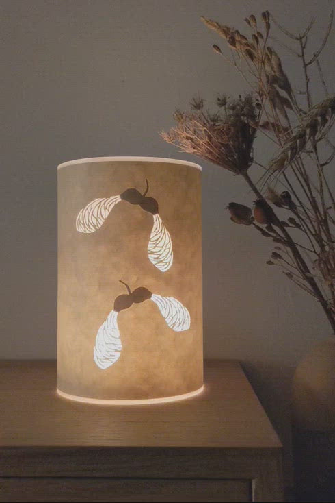 Sycamore seed candle cover