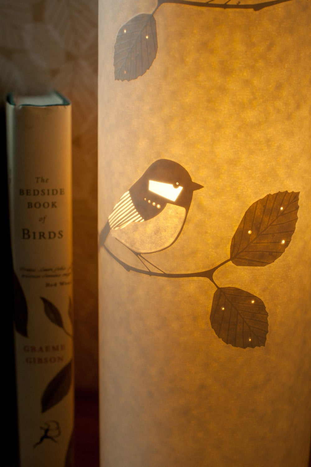 Coal tit lamp