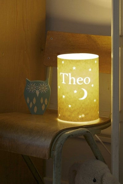 Stars and Moon Personalised Table Lamp