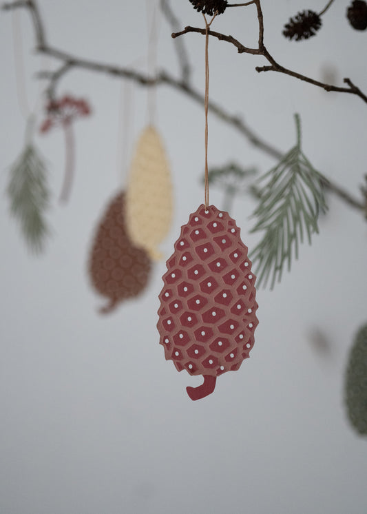 Fir cone decoration