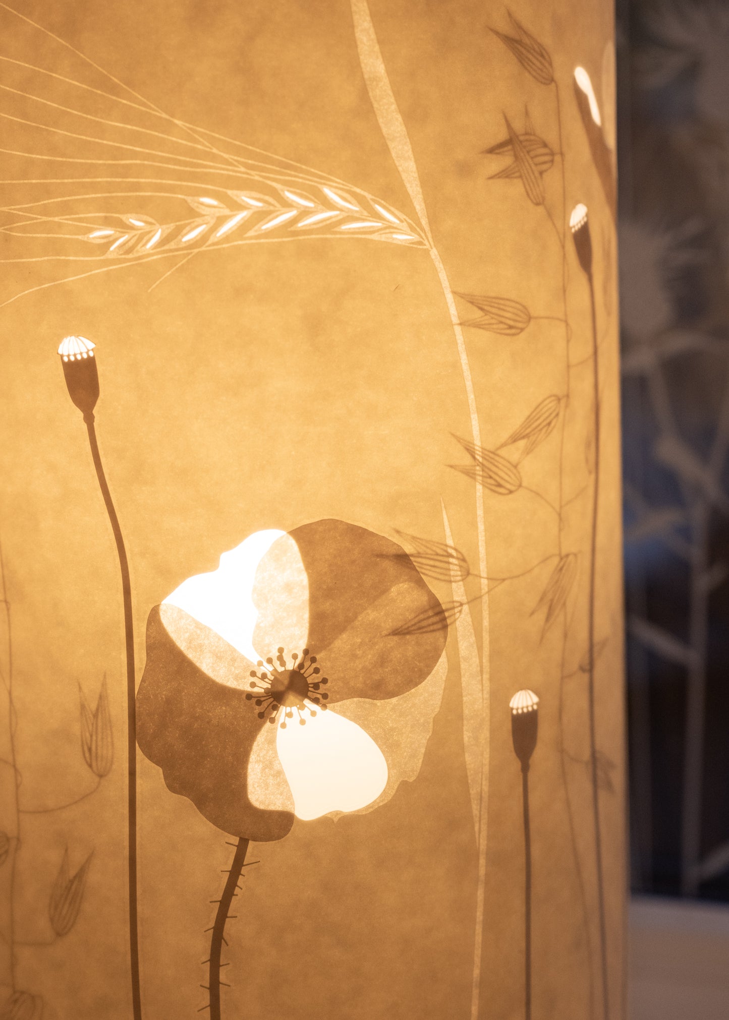 Large Field Poppy Table Lamp