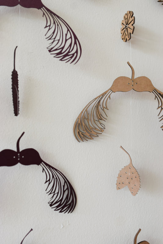 Sycamore Seed hanging decoration