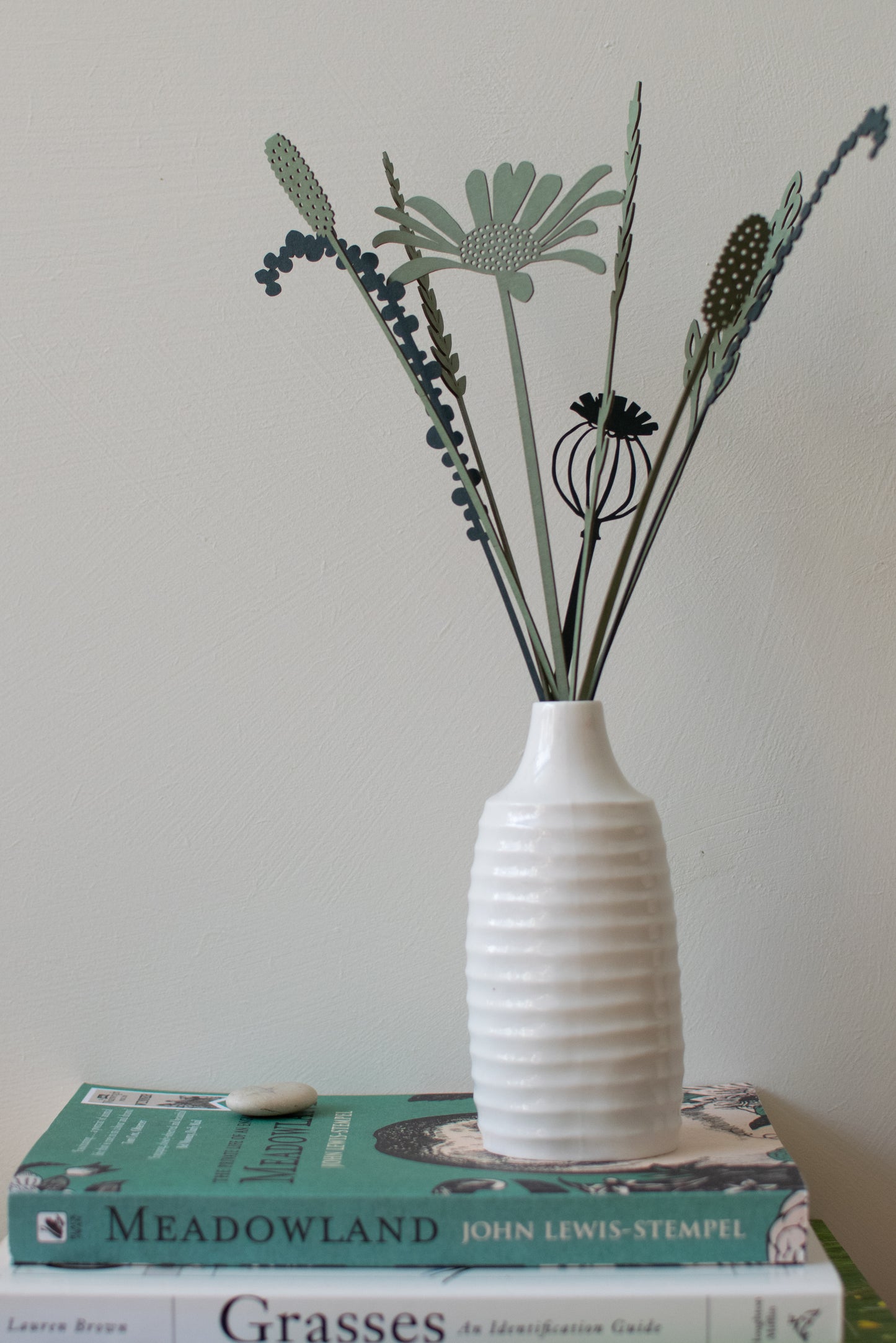 a small paper meadow posy