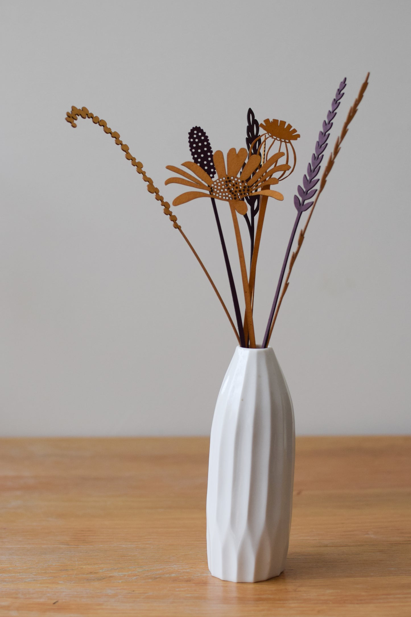 a small paper meadow posy