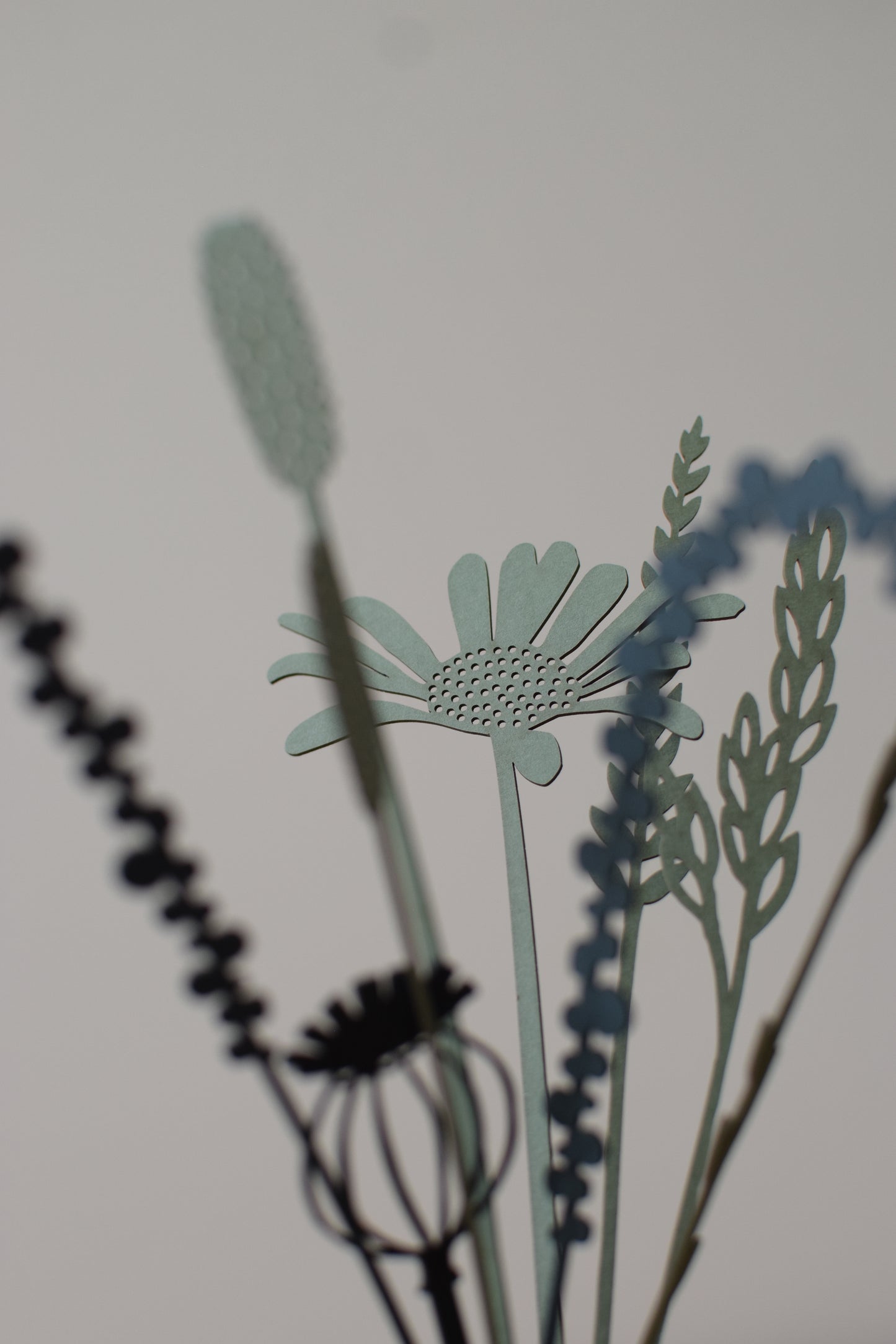 a small paper meadow posy