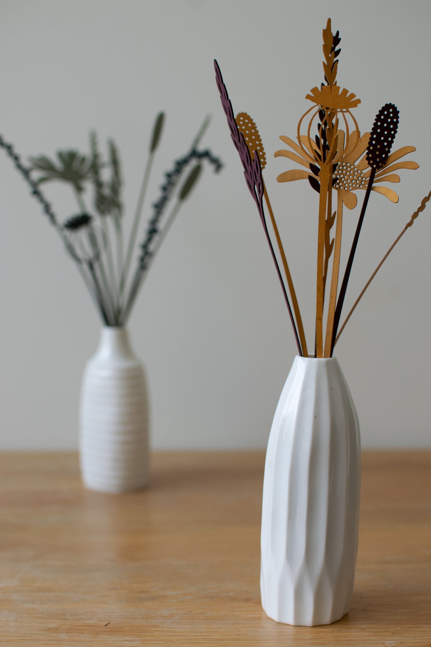 a small paper meadow posy