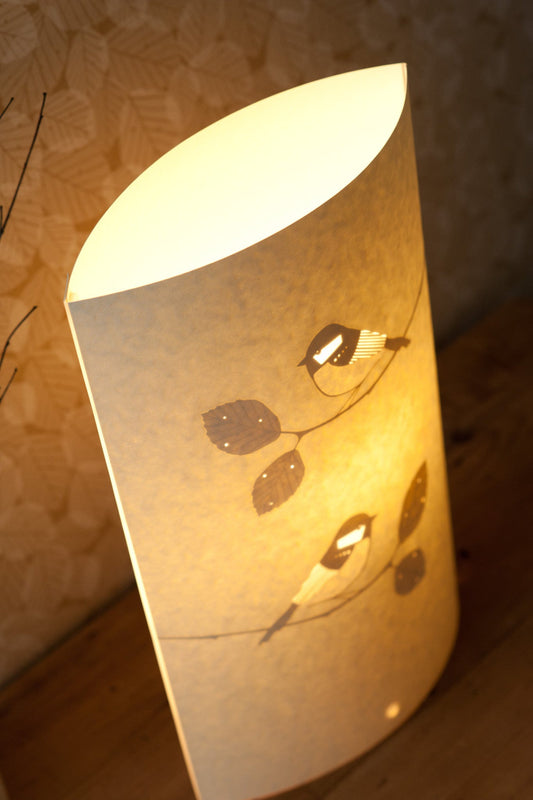 Oval Coal Tit Table Lamp