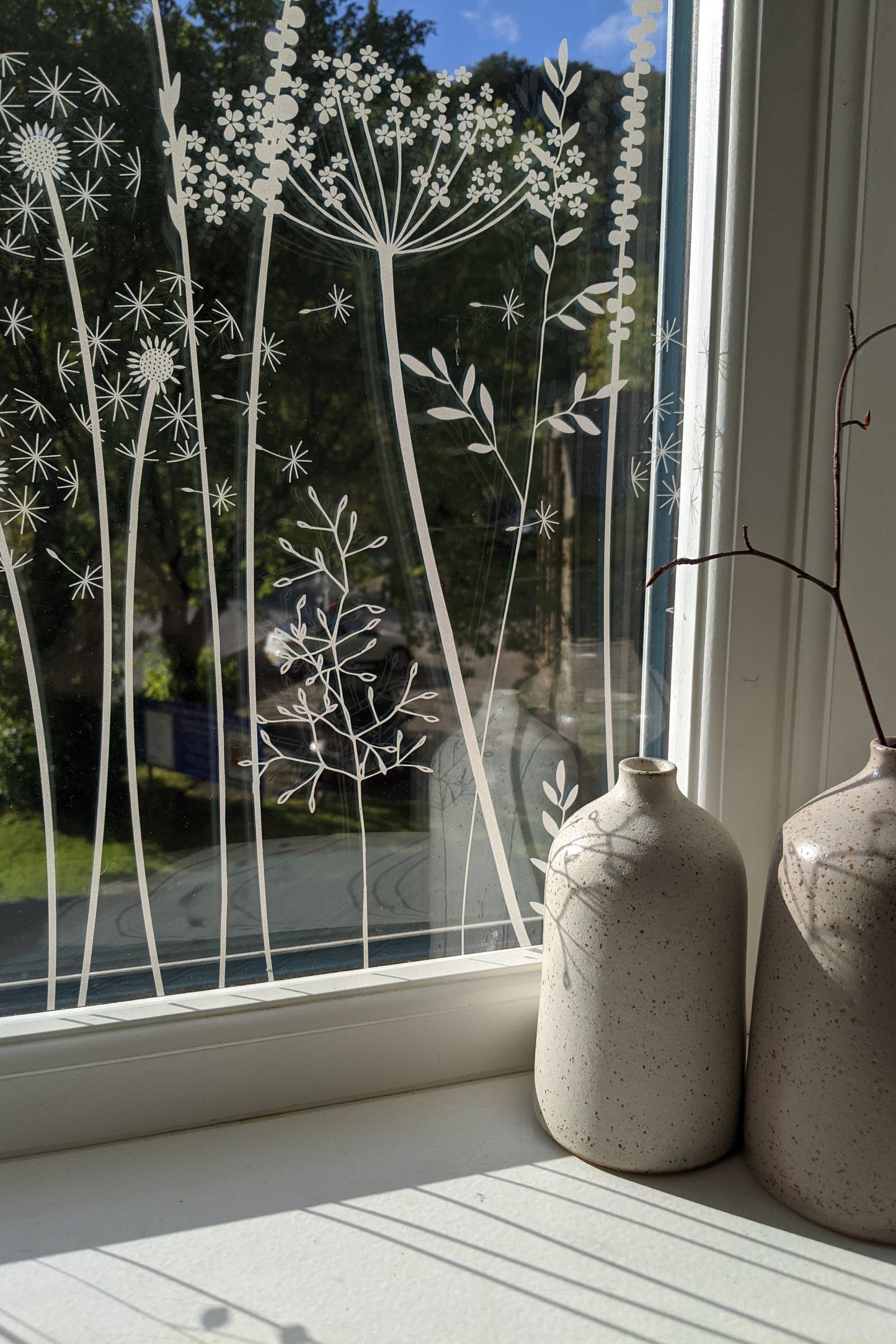 Paper Meadow's Edge Window Film