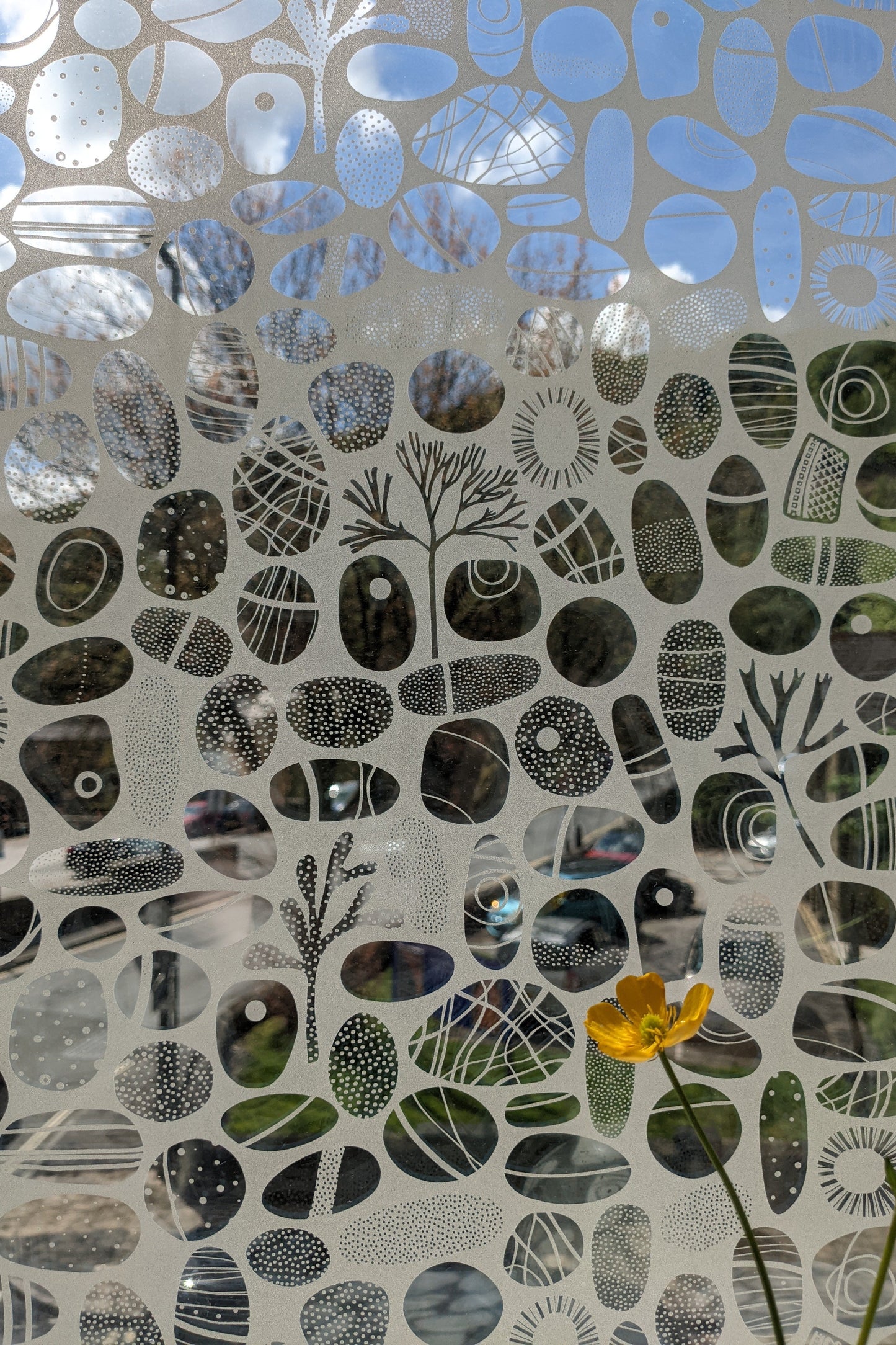 Pebble window film