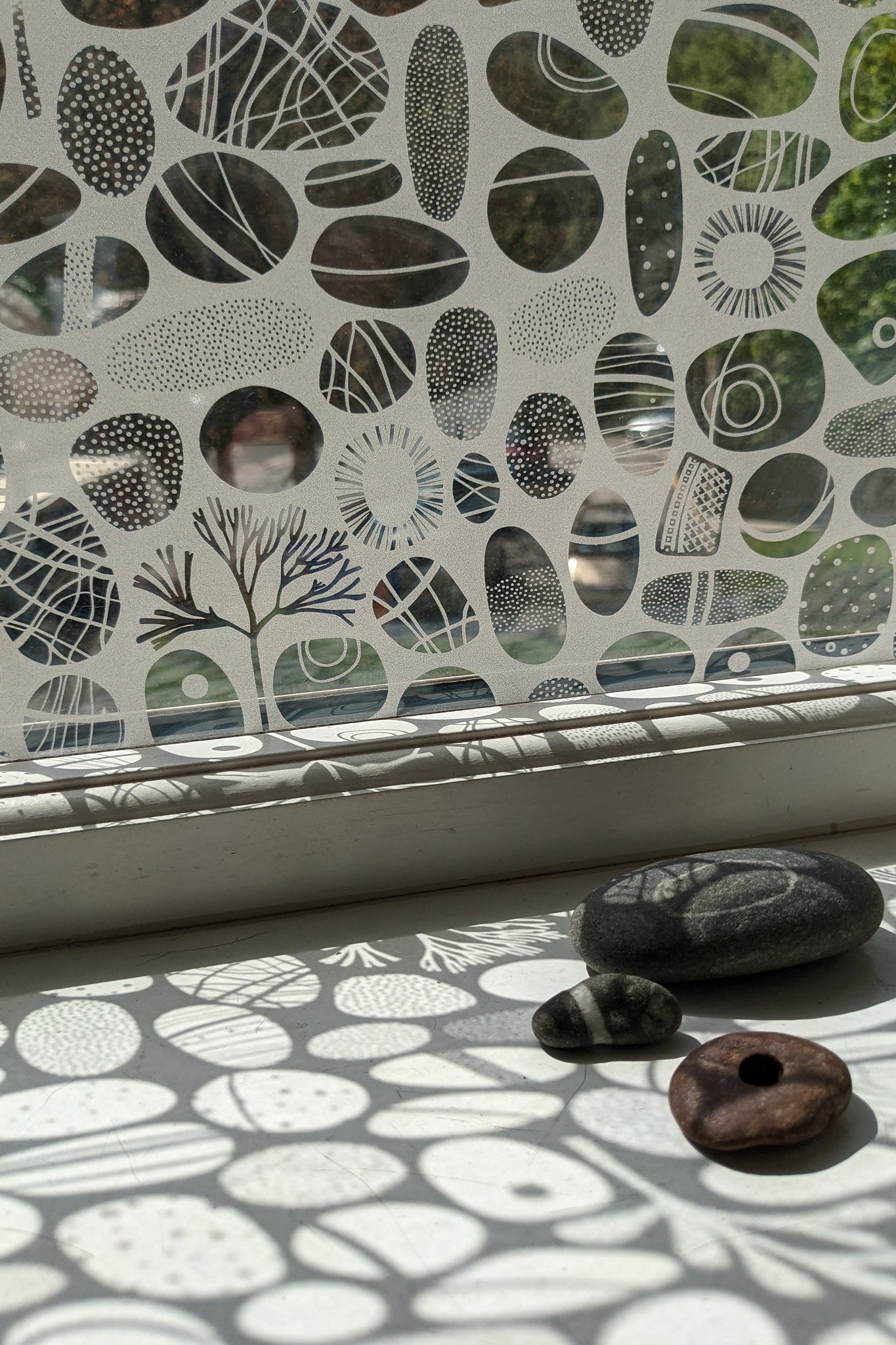 Pebble window film