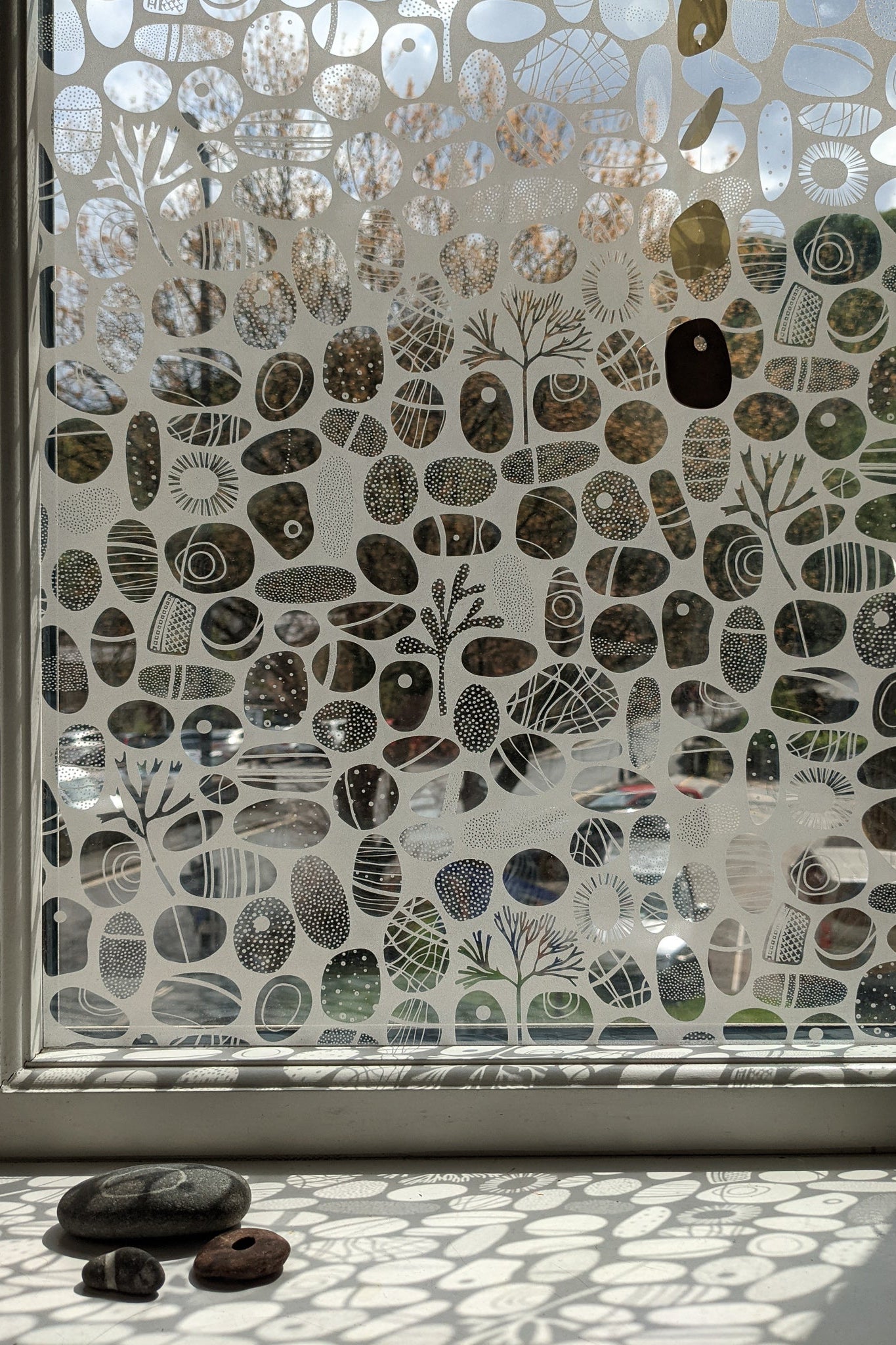 Pebble window film