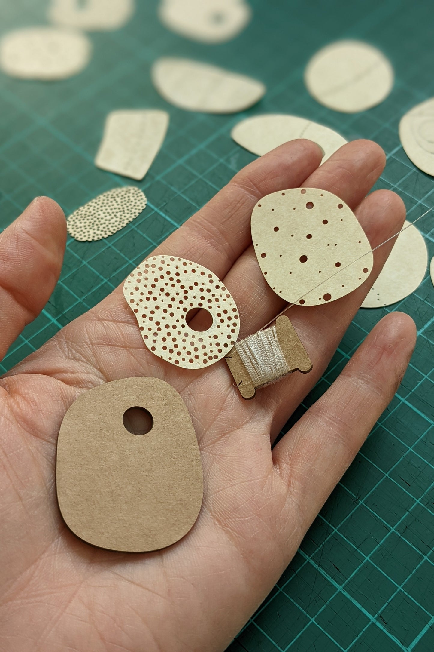 A set of Paper Pebbles