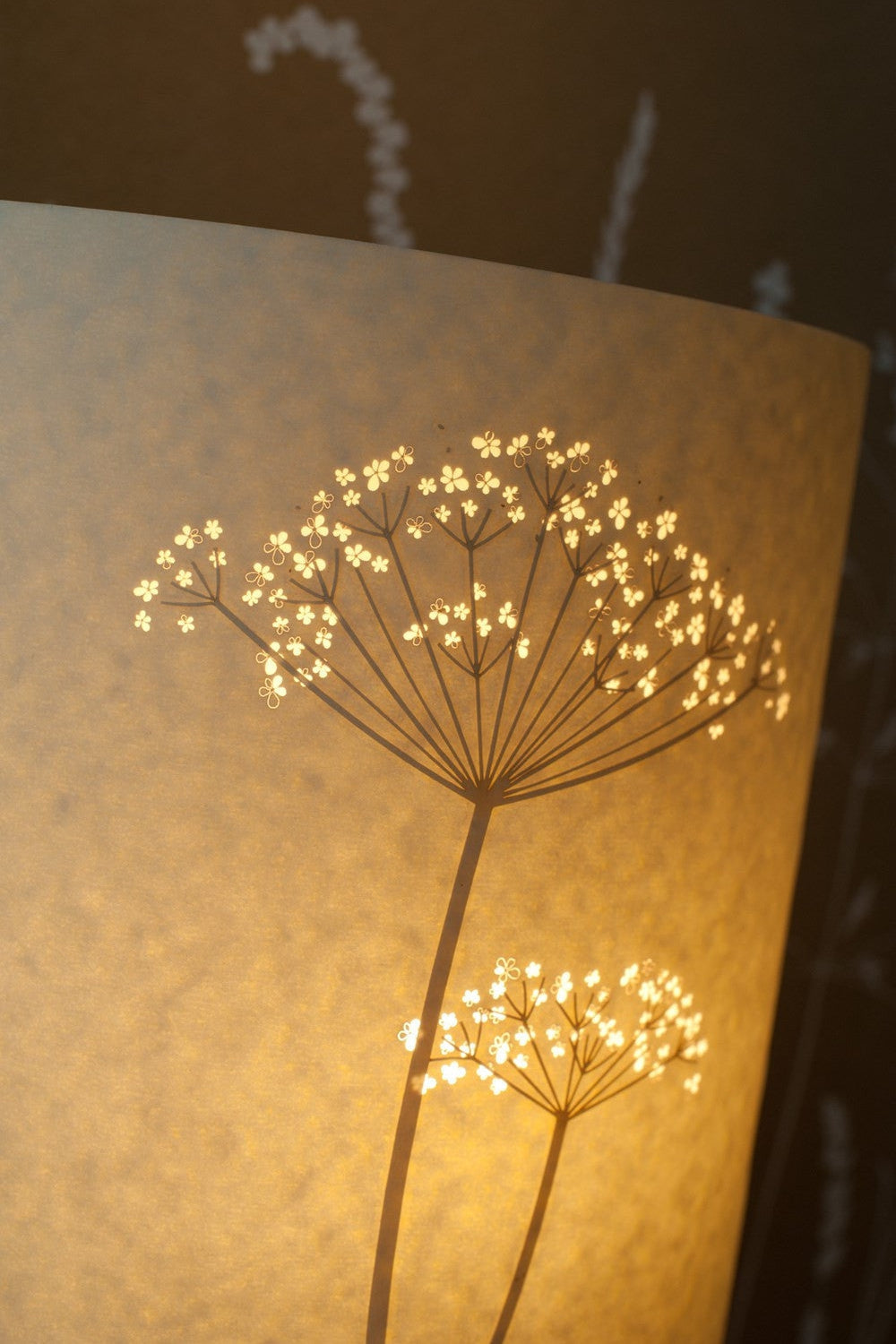 Oval Cow Parsley Table Lamp
