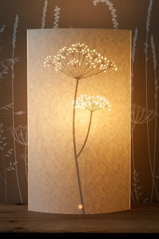 Oval Cow Parsley Table Lamp